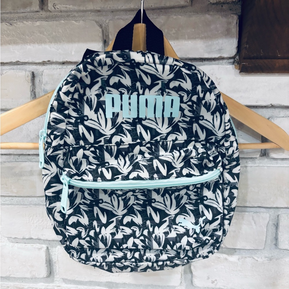 Puma Toddler Baby Black & White Print Backpack